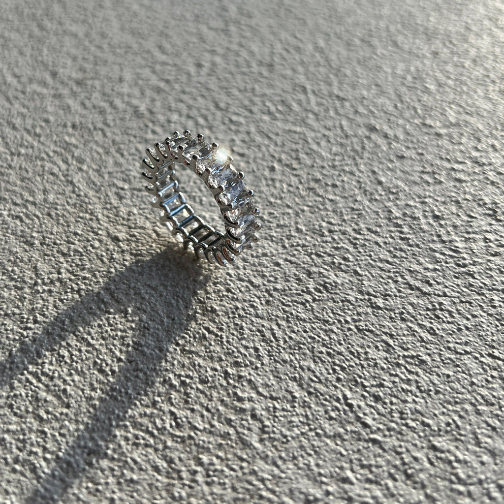 Silver Baguette Ring 